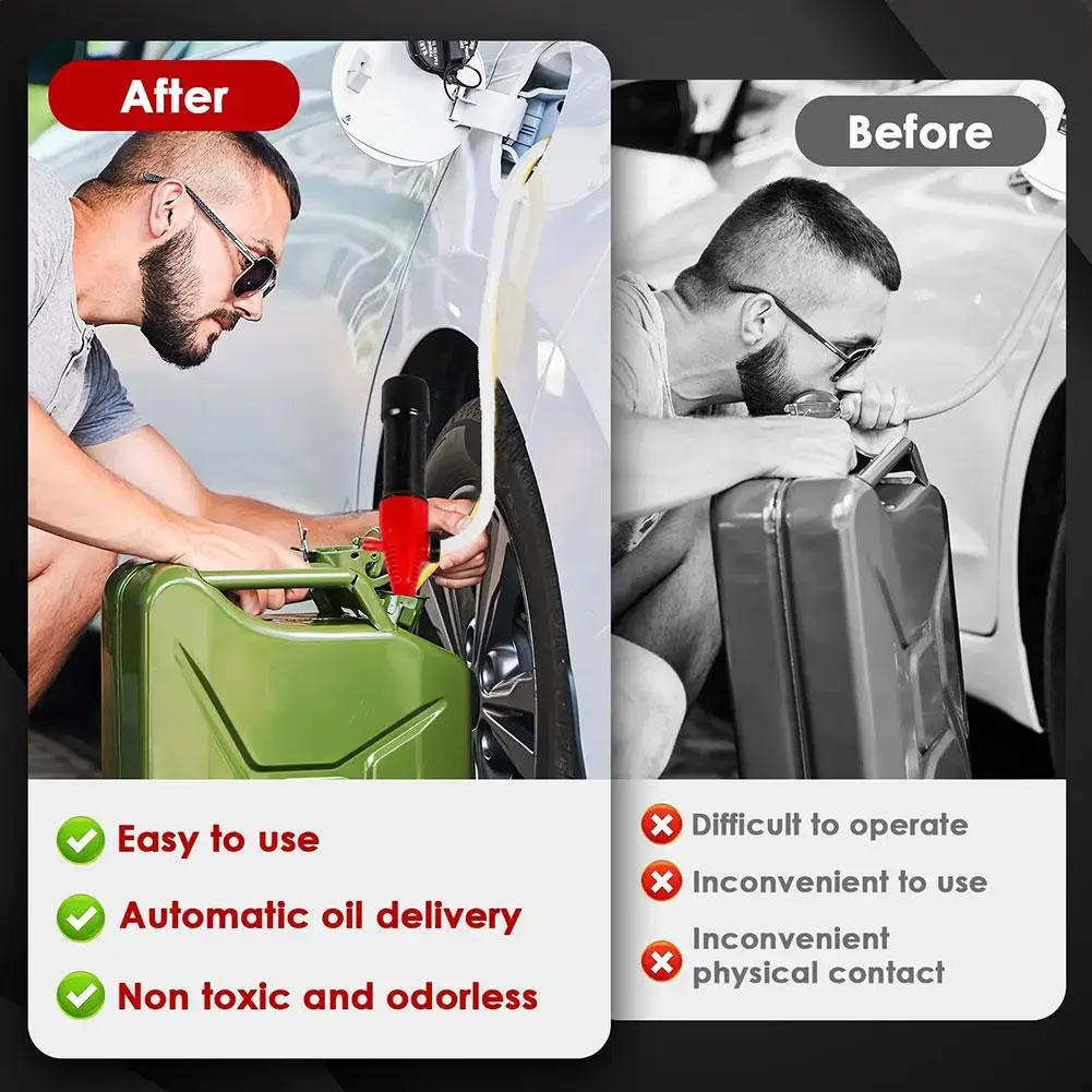 Портативный насос CAER для перекачки масла с производительностью 2,6 галлона в минуту, транспортировочный инструмент, работающий от батареи, электрический сифонный насос для дизельного топлива и газа