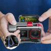 Для Insta360 Ace Pro/2 Металлическое крепление-рукоятка для камеры Съемное Быстросъемное Клетка-кролик для камеры Удобная рукоятка Рамка для камеры