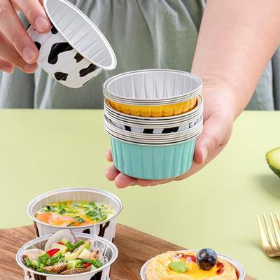 10шт круглые утолщенные алюминиевые фольги для выпечки печенья, кексов, кексов, выпечки, пирога, чашки