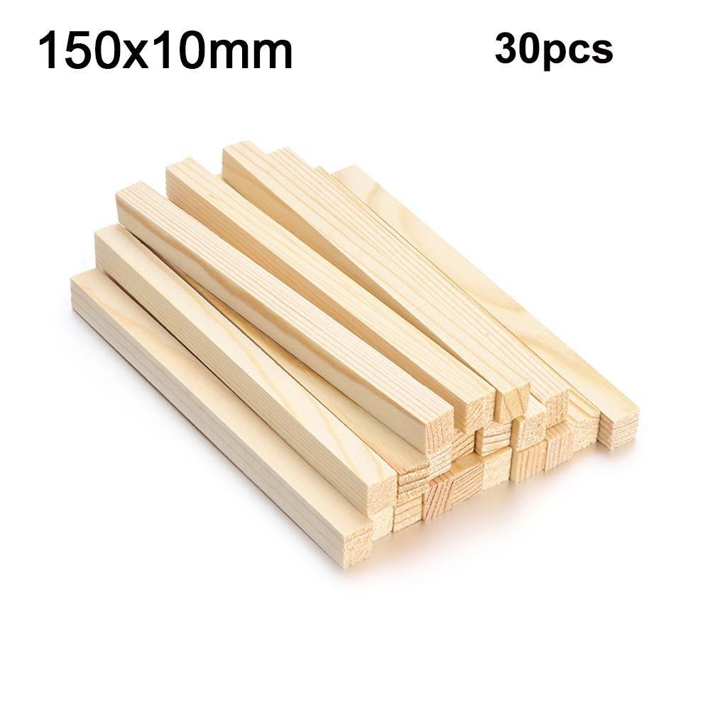 Kids Children Building Model Square Wooden Rods Educational Toys Counting Stick Wooden Diy Craft