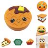 PU Squishy Fidget Toy Chocolate Cake Stress Relief Toy New Squeeze Toys for Boys Girls