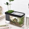 Plastic Amphibious Ecological Tank Transparent Aquarium Home Decoration Fish Tank  Home