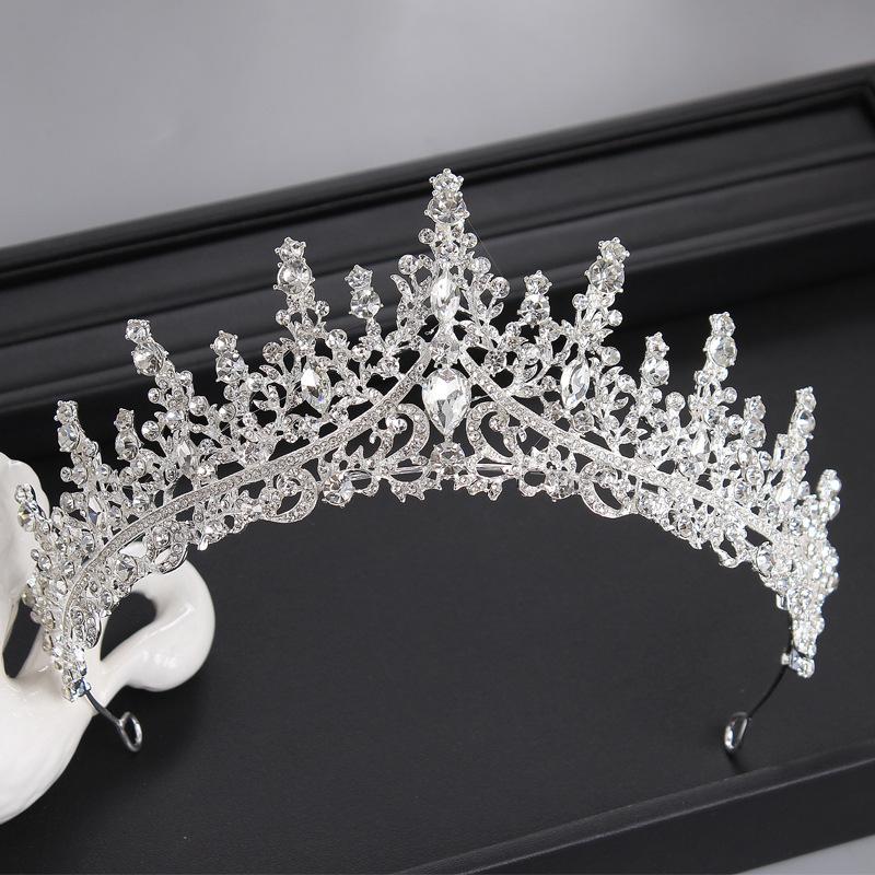 Crown Headdress Bridal Wedding Dress Accessories Birthday Party Photo Host Performance Crown Jewelry