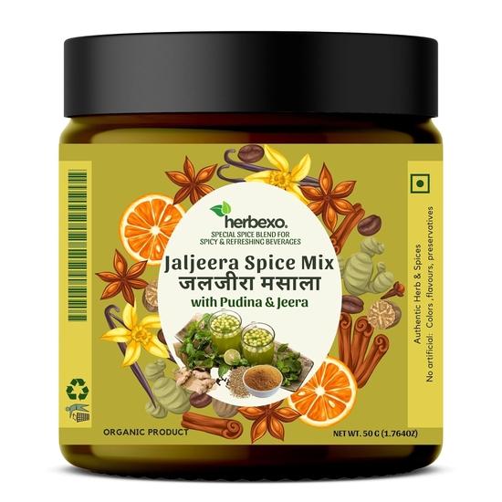 Herbexo Jaljeera Masala Powder I Authentic Jaljeera Taste with Jeera & Pudina