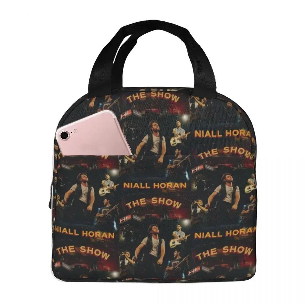 The Show Niall Horan Insulated Lunch Bag for Women Children Leakproof Food Boxes Thermal Lunch Box Tote
