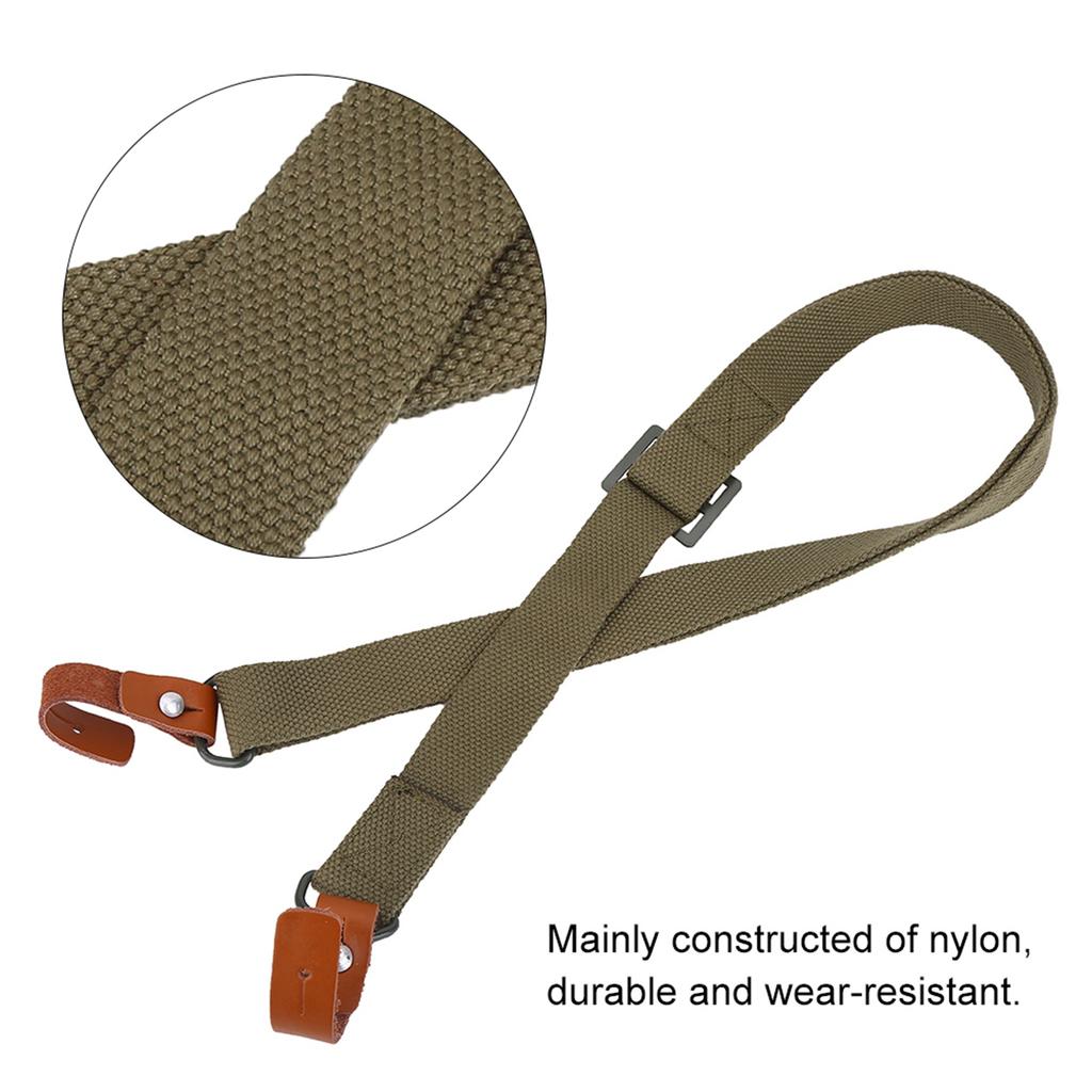 Multi Function Adjustable Gun Rifle Sling Strap Belt for Outdoor Shooting(Army Green)