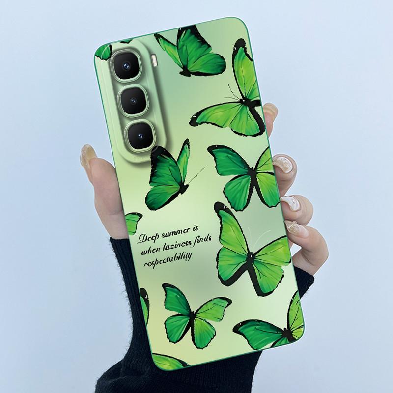 Чехол для Infinix Hot 60 Pro Plus Модный Простой Цветок Жидкий Силикон Защита Камеры Чехол Для Infinix Hot 60 Pro+ Capa