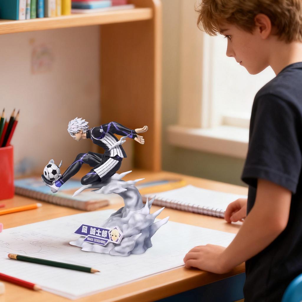 Fun Anime Character Figure Kit  Unpainted, Ready For Assembly - A Great Hobby Project.