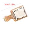 Игровые аксессуары Слот для карты Micro SD Разъем Картридер для 3DS XL LL Запасные части для ремонта Держатель картридера TF Замена