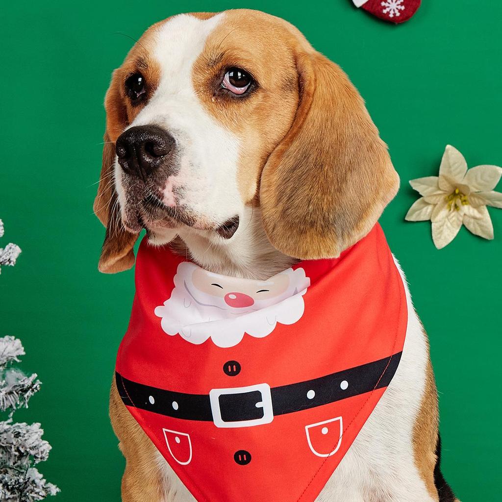 The Hot-Selling Christmas Dog Bandana: Festive Pet Scarf & Bib