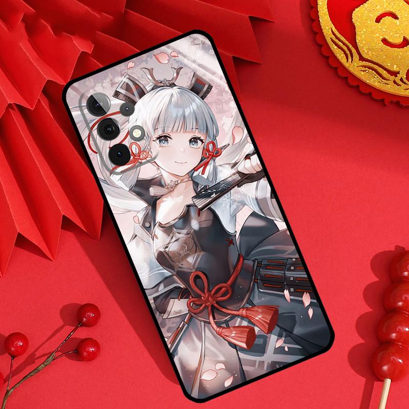 Чехол Genshin Impact Камисато Аяка для Samsung Galaxy M13 M14 M12 M11 M15 M06 M16 M36 M56 M31 M53 M32 M52 M35 M55 M34 M54
