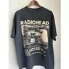 Radiohead FastTrack Винтаж 90-х;s Черная унисекс футболка Репринт S5XL Унисекс футболка