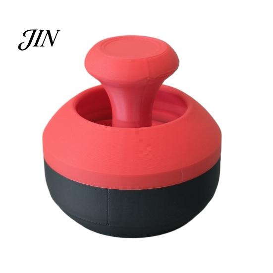 Dual-play Fingertip Joystick 3D Printed Fidget Toy, Press & Rotate Thumb Stress Relief Toy with Small Handheld Smooth Damping Action, Portable