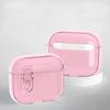 Полупрозрачный кристальный беспроводной чехол для наушников Airpods Pro 3 2 для Airpods 4 3 Противоударный с замком-переключателем Защитная крышка для наушников