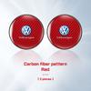 2Pcs Car Coaster Water Cup Bottle Mat Anti-slip Pad for Volkswagen VW R Rline ID.3 ID4 Polo Passat B5 B7 Golf 8 Touran Caddy GTI