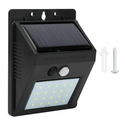 Солнечный датчик настенный светильник 20LED для наружного двора коридора подъездных путей веранды сада безопасности
