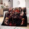 3D Print Overlord Anime Blanket Soft Sofa Cover Throw Blanket Fleece Tapestry Lightweight Warm Bed Blankets for Bedroom Couch