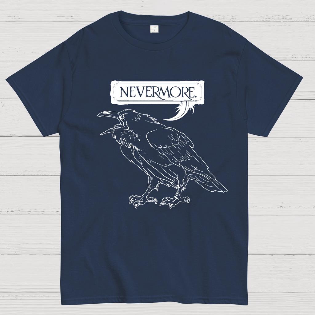 Nevermore Raven Cotton Summer Casual Cool Loose T-Shirt