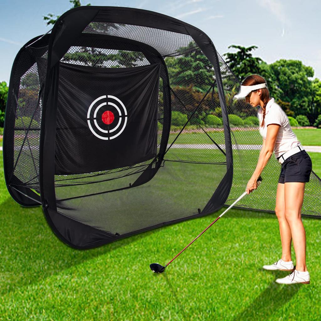 PGL Golf Golf Practice Golf Ball Scatter For Home Comes with Storage Easy to Set x x Net, Net, Protection, Prevention, Practice, Bag, Up, Foldable,