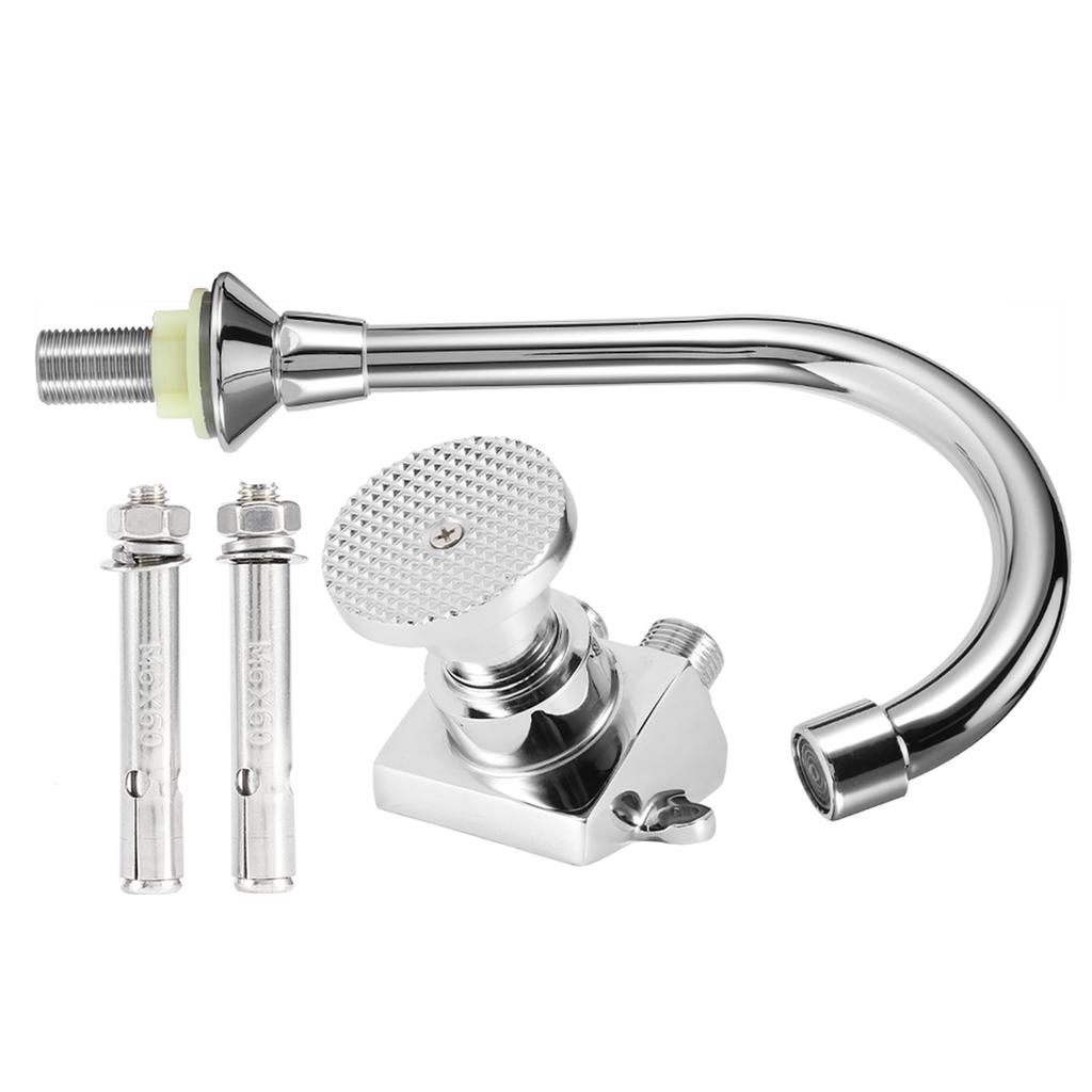 G1/2in резьба медный напольный кран для раковины с педалью набор кранов для больничной лаборатории