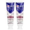 3D White, Fluoride Cavity Prevention Toothpaste, Advanced, Glamorous White, 2 Tubes, 93 G (3.3 Oz) Each