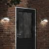 VidaXL Outdoor LED Wall Light with Sensors Black, Outdoor LED Wall Lighting, Garden Wall Lamp, Lamp 4006278