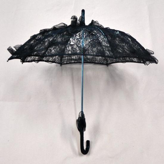 Винтажный кружевной вышитый зонт с длинной ручкой, легкий декоративный зонт для свадебной вечеринки, танцевального представления, зонт для фотосъемки