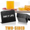 20pcs 4 X 3 Inches Mini Chalkboard Table Tent Sign Chalkboard Buffet Tags Food Label For Party Tabletop Chalkboard Signs,zxl