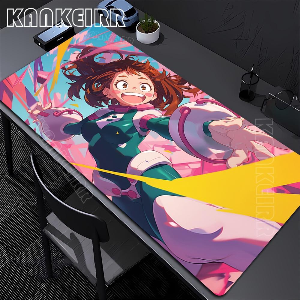 New Anime My Hero Academia Mousepad Hd Printing Computer Gamers Lock Edge NonSlip Mouse Pad Xxl Keyboard Pc AntiSlip Desk Mat