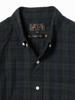 Рубашка Индиго Клетчатая рубашка на пуговицах S 38110107139 [Beams Plus] L/S Мужская INDIGO_BLACK_WATCH