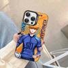 Чехол для телефона BLUE LOCK Аниме Для IPhone 16 15 14 13 12 11 Pro Max X XR XSMAX 8 7 Plus Матовый Ударопрочный Задняя крышка