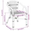 Stackable Chair Natural 58 x 60 x 81 cm Rattan