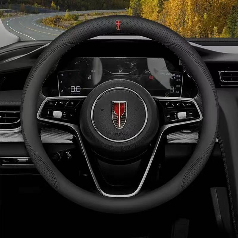 Оригинальная кожаная и замшевая карбоновая накладка на руль для Hongqi H5/H9/EQM5/H7/EHS9