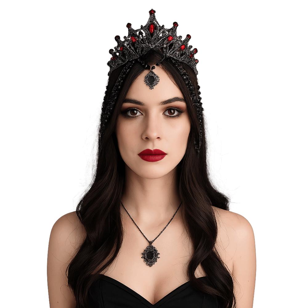 Элегантные готические короны головной убор роскошный нимб богини головной убор барочная стразовая корона лолита