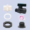 Durable Spigot Kit for Rain Barrels Quick Install Plastic Ball Valve Spigot Set for Home and Garden Water Systems