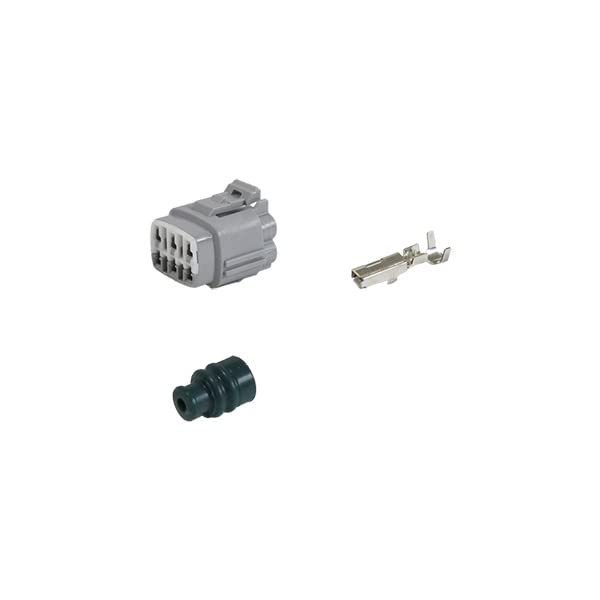 Sumitomo Wiring Systems 090 type TS waterproof 6-pole female coupler/terminal