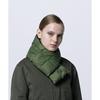 Пуховый шарф Taion 201A Зеленый Оливковый