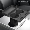 Для Tesla Model Y Model 3 Highland Силиконовый держатель для стаканов Центральная консоль Ящик для хранения Держатель для напитков Лоток Автомобильные аксессуары