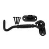 Black Color 201 Stainless Steel Cabin Hook and Eye Latch Lock for Shed Gate Door Window