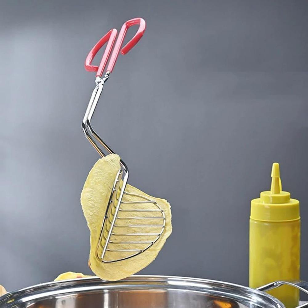 U-Shaped Taco Shell Tong Multi-purpose Press Shell Maker Tongs Tortilla Holders Kitchen Utensils