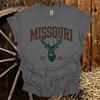 Missouri Deer Hunting T-Shirt | Vintage Wildlife Graphic Tee