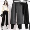 DIMANAF Plus Size New Winter Autumn 2025 Women Long Pants Loose Casual Thick Elastic Waist Vintage Lady