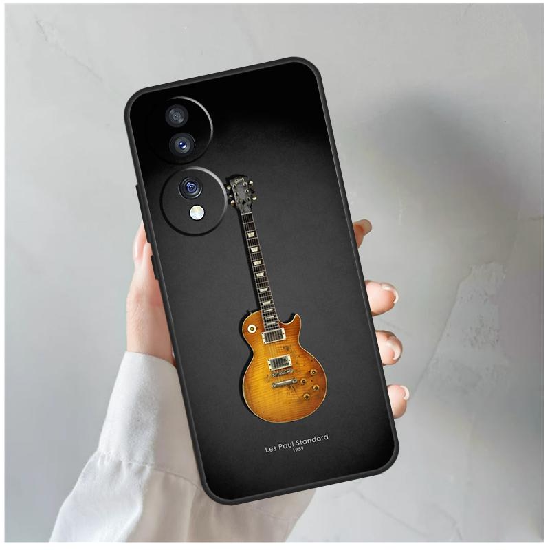 Винтажные Музыкальные Гитары Чехол Для Honor Magic 8 Pro 6 7 Lite Для Honor Win RT 50 70 90 200 400 X8c X8b X9a X9b X9c X9d
