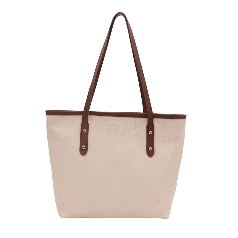 Модная сумка-тоут большой вместимости в ретро-стиле, женская сумка, новая повседневная сумка для поездок на работу, модная простая сумка через плечо