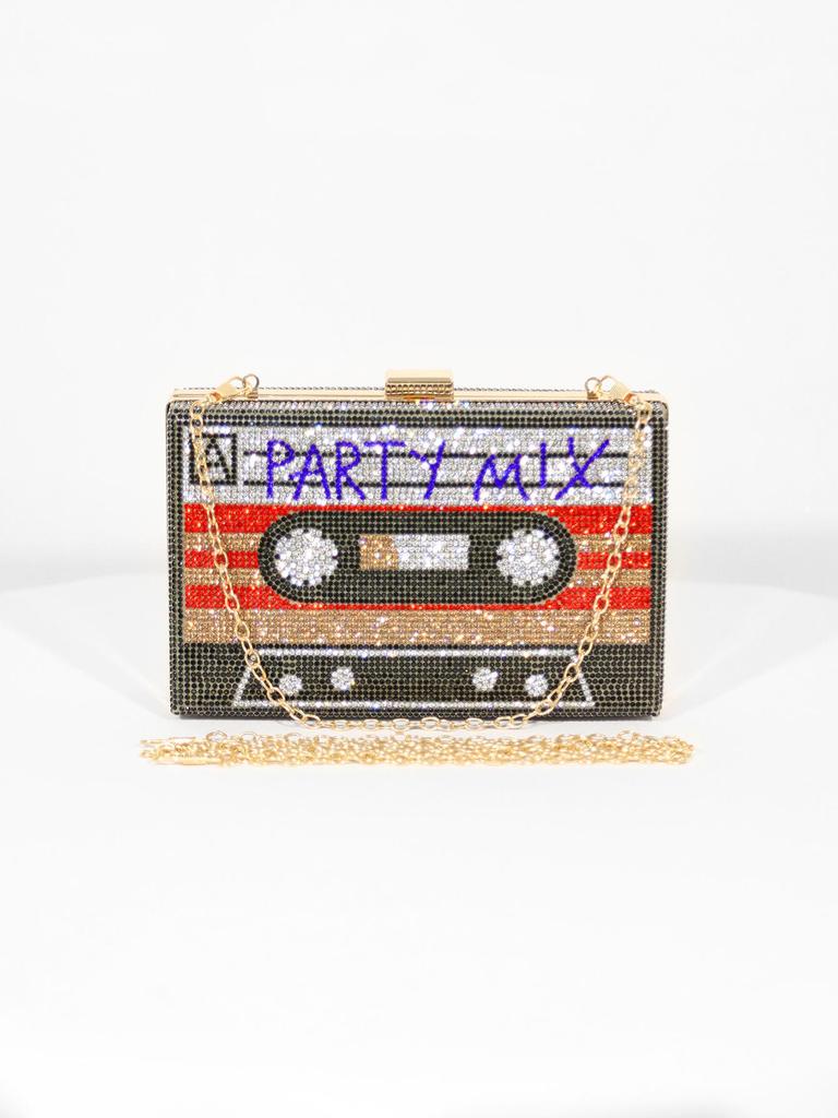 Европейский ретро вечерний клатч со стразами: Женская сумка для вечеринки с полным покрытием стразами в наличии