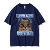 Abdominal Pain Survivor Funny Cat Emoji Tshirt Unisex Highquality and Fashionable Tshirt Unisexs Cotton Tshirt