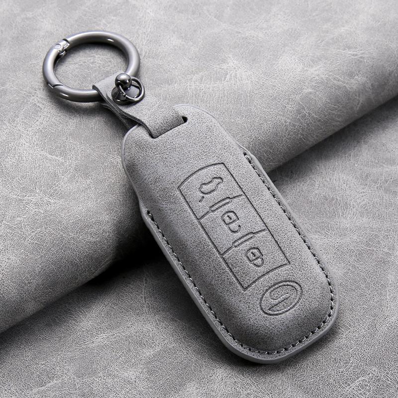 Leather Car Key Case for Gac New Energy Trumpchi Aion S V Y LX Leather Car Key Cover for Aion S V Y LX GM8 GA6 SGS7 GS5 J14 J16