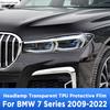 Для BMW 7 серии F01 F02 G11 G12 2009- Автомобильный внешний светодиодный фарный противоцарапающий передний фонарь Прозрачная защитная пленка из ТПУ