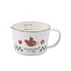Toyo Horo Kazukuma Enamel Measuring Cup, White, Small, KAZ-2407