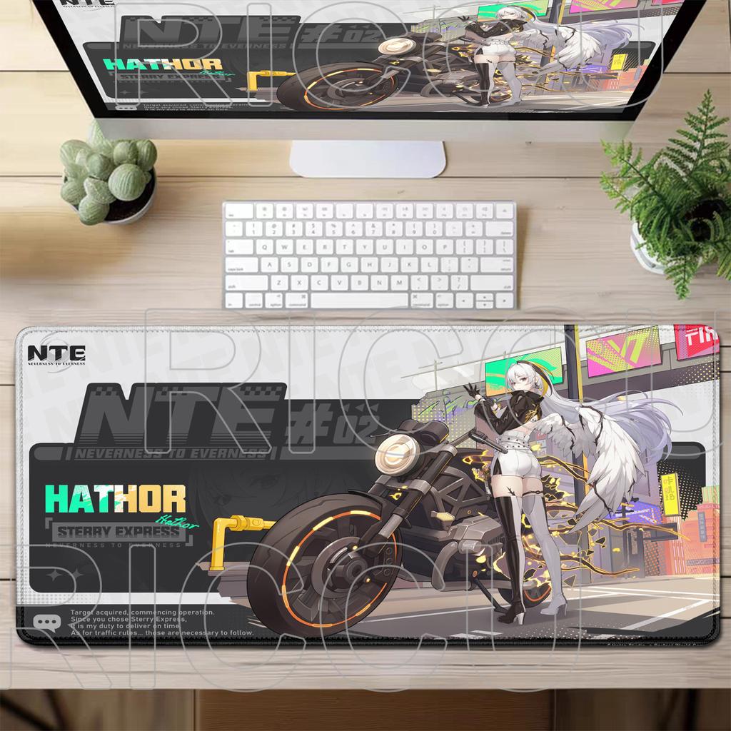 Коврик для мыши Neverness to Everness NTE Милая Девушка XXL Игровая Клавиатура HD Печать Коврик для Мыши офисный Компьютер Аниме Геймер Коврик для Стола Ковер